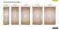Preview: Extartiqe Duschrollo Blume des Lebens cappuccino